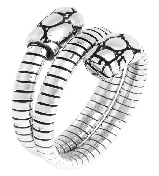 Anello Giovanni Raspini Donna tubogas croco in Argento 12536/16 - 12536/16